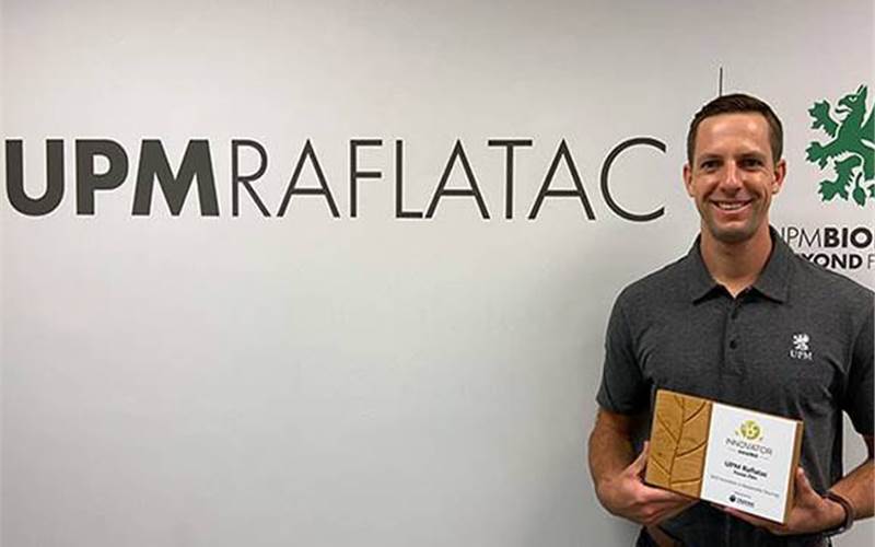UPM Raflatac label material wins innovation award