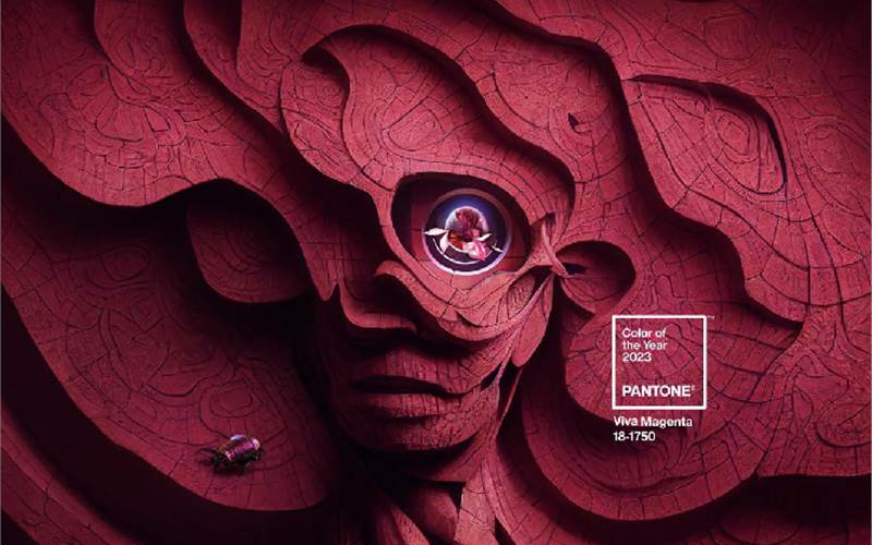 Pantone's colour of the year is 18-1750 Viva Magenta