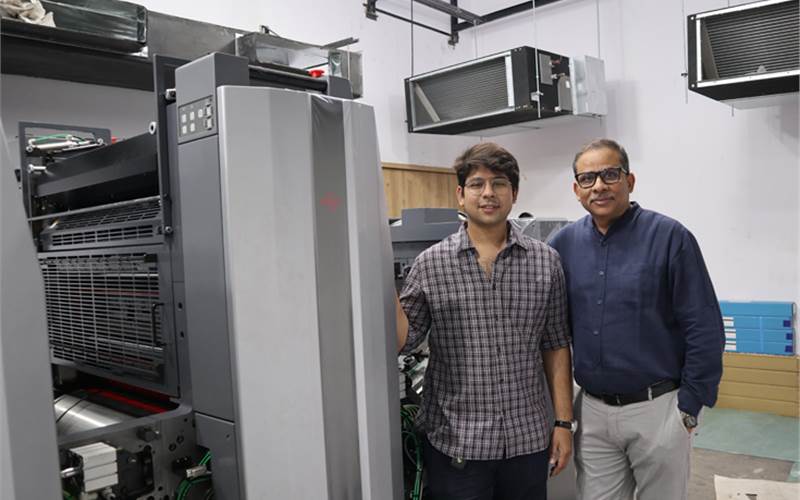 Asgar and his son Latif Sanchawala of Progressive Printing Press have installed their fourth Ryobi press