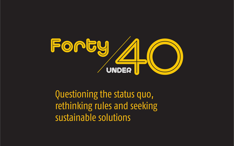 Forty Under 40: Questioning the status quo, rethinking rules and seeking sustainable solutions - The Noel D'Cunha Sunday Column