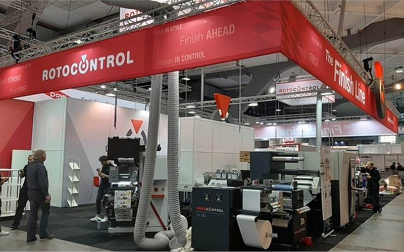Rotocontrol displayed finishing machines