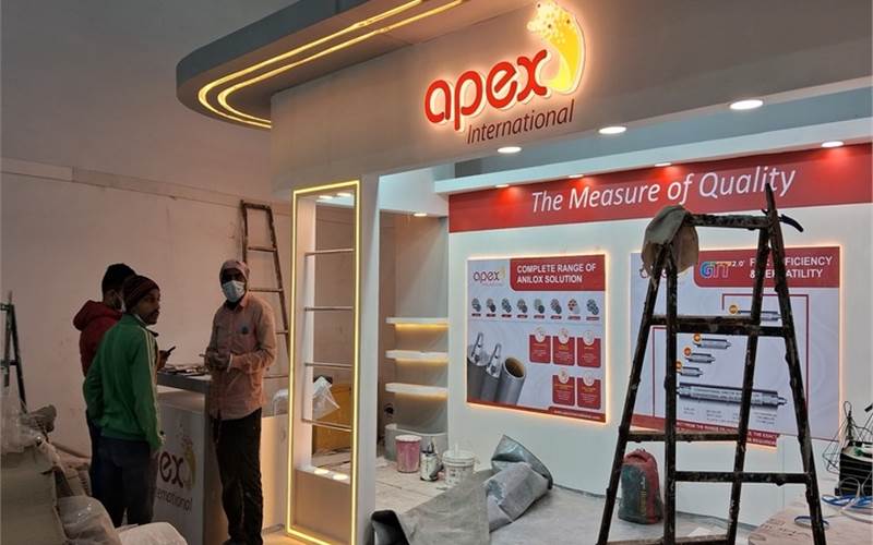 The Apex International stall