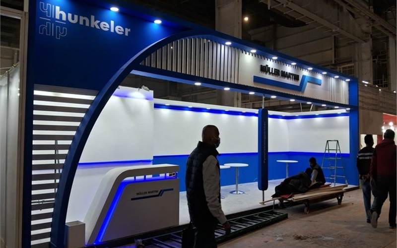 The Muller Martini stall