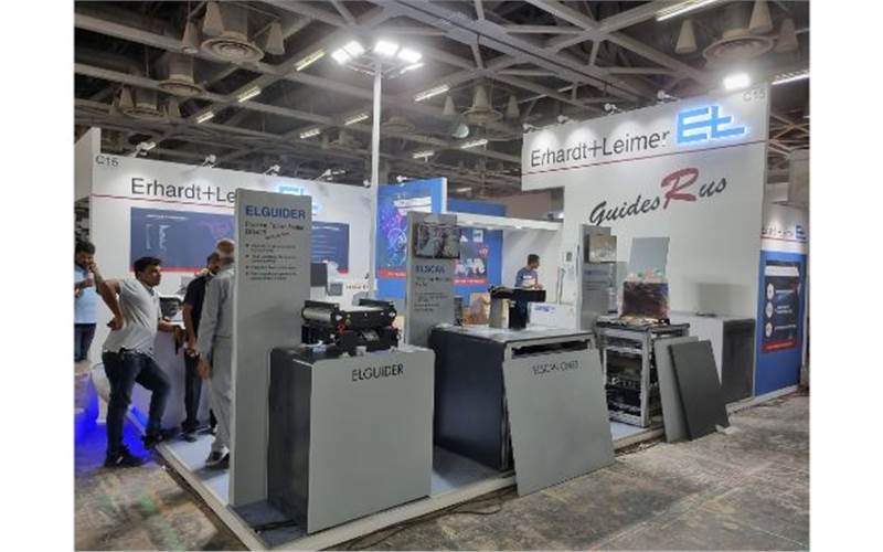 The EL stall at Labelexpo India