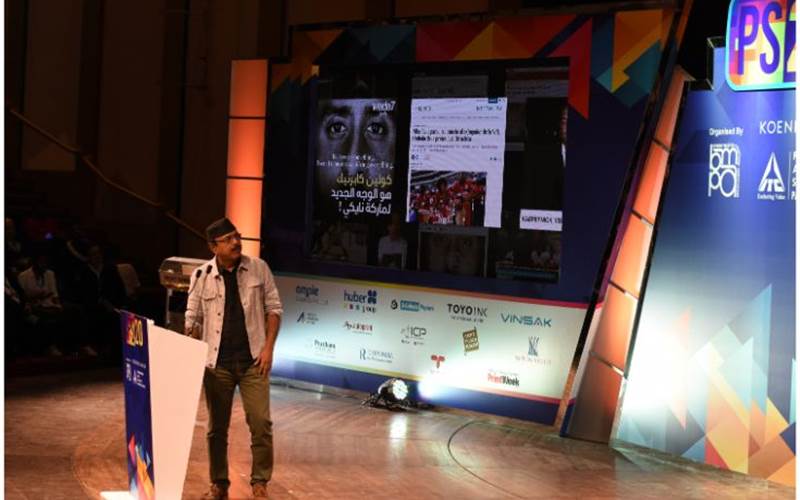 Josy Paul, CEO of BBDO spoke about the power of print