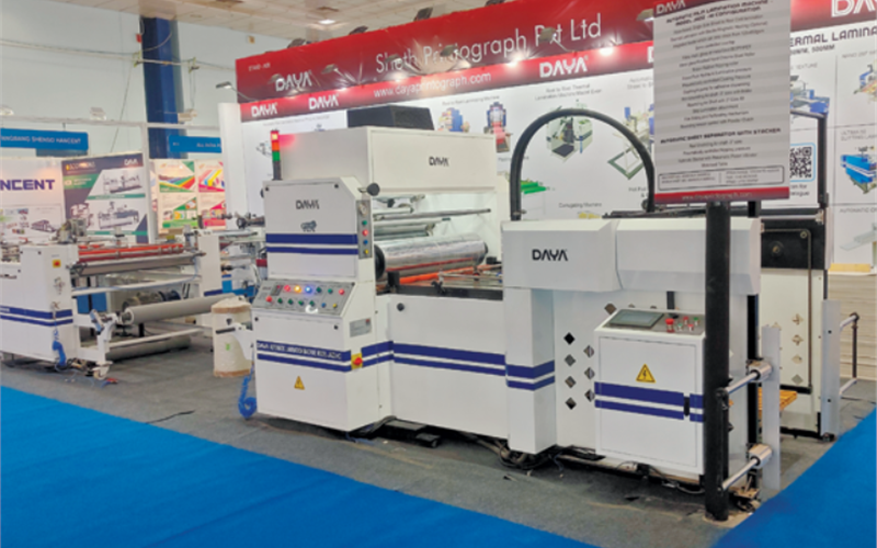 Made in India: Daya fully automatic film laminator model Jazz