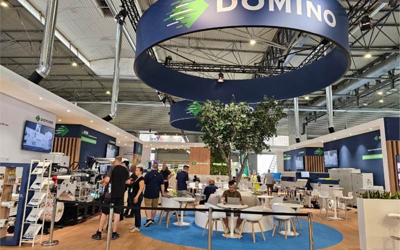 Domino showcases digital inkjet label presses, emphasising automation, colour consistency and variable data, with new N-Series and hybrid solutions for packaging converters