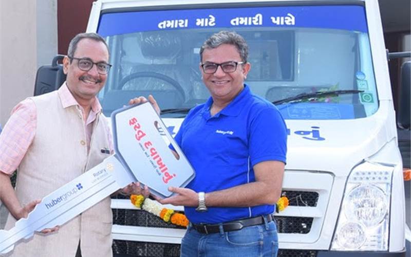 Hubergroup India supports rural areas with medical vans