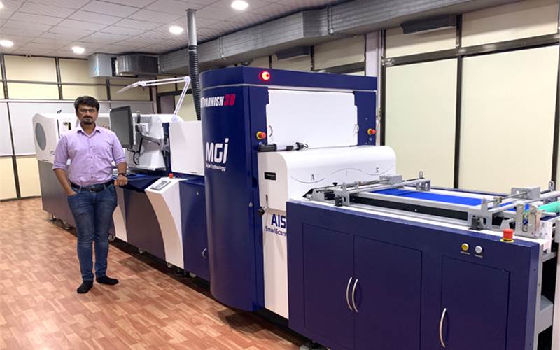 Naitik Enterprise installs MGI Jetvarnish 3D