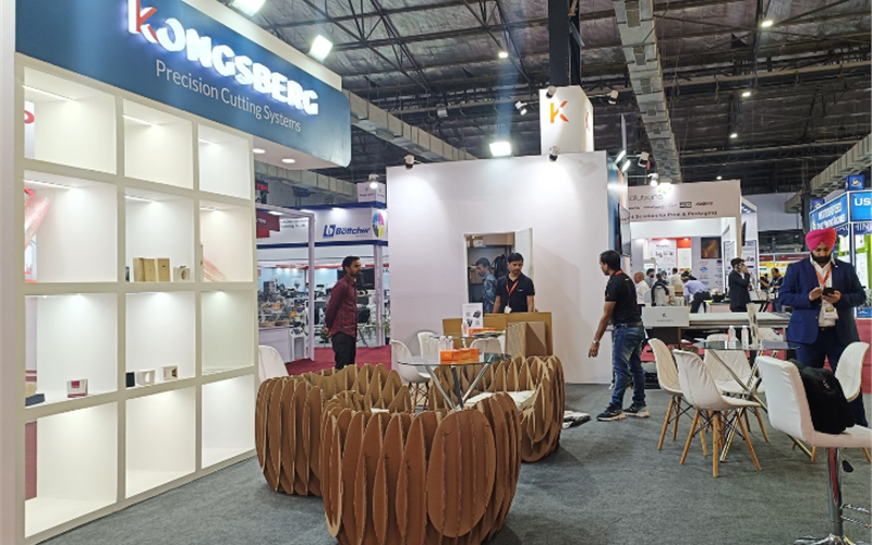 Kongsberg is showcasing the flexible Kongsberg X20 cutting system