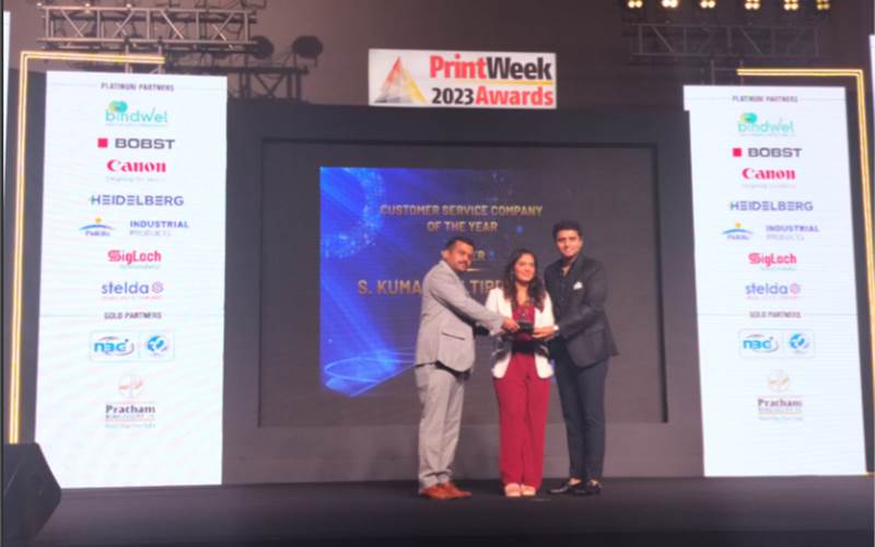 PrintWeek Awards 2023: S Kumar Multiproducts wins Customer Service Company of the Year (Joint Winner)