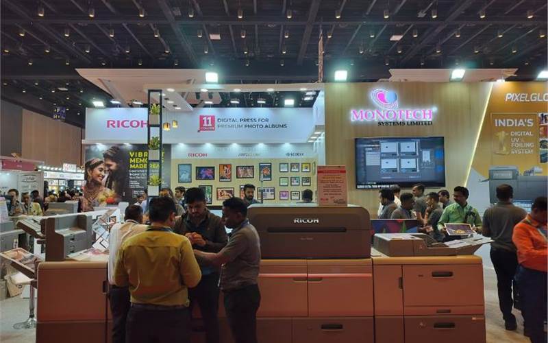 Monotech displays digital presses at CEIF 2024