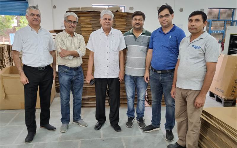 Harsh Packaging buys a five-ply automatic flute laminator