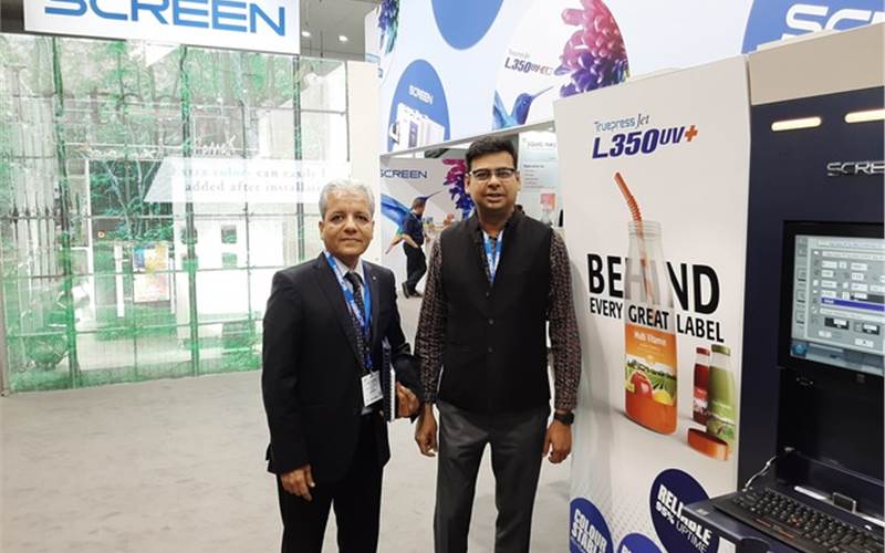 Labelexpo Europe 2019: Screen launches a new, faster Truepress Jet L350UV SAI digital press