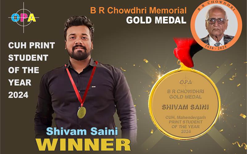 Shivam Saini wins BR Chowdhri gold medal at CUH
