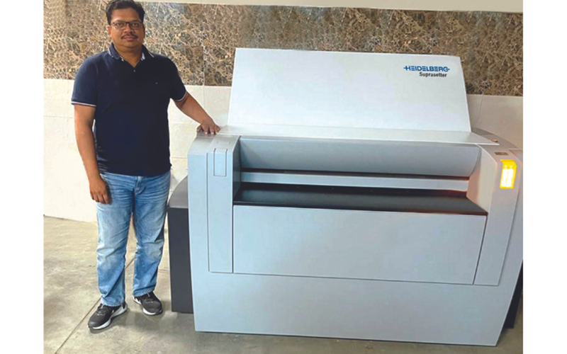 Heidelberg pre-press workflow at Chandni