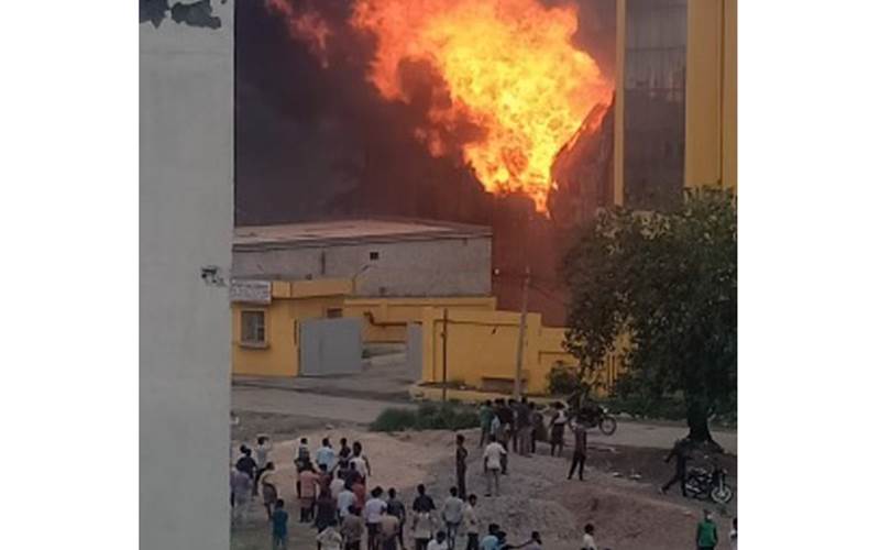 Fire breaks out at Century Pulp & Paper plant in Kundli