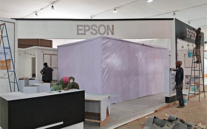 The Epson stall