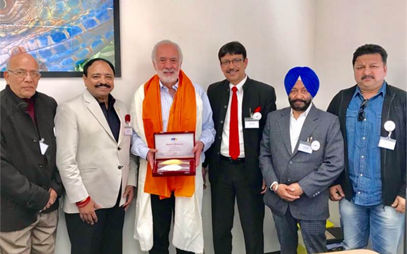 OPA delegates visit Benny Landa at Rehovot, Israel