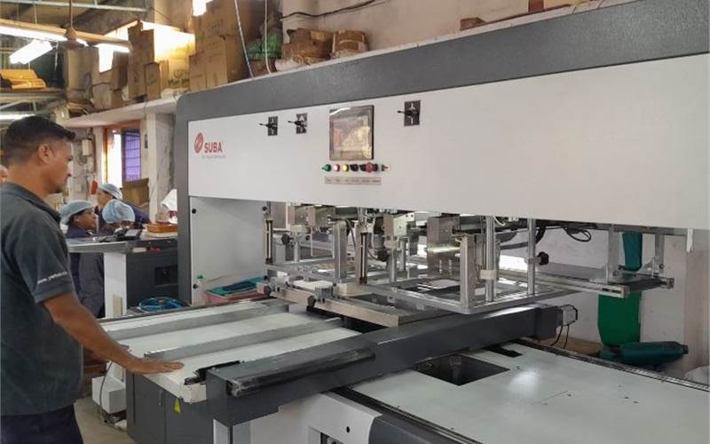 The Belagavi factory also consists of a blanking and three cutting machines, and a Maxima punching machine