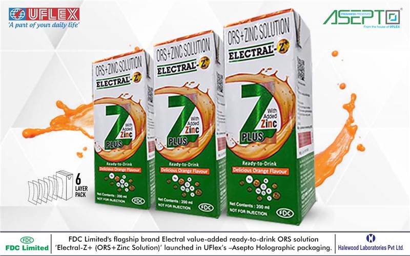 Electral adds value to its packaging with UFlex’ Asepto