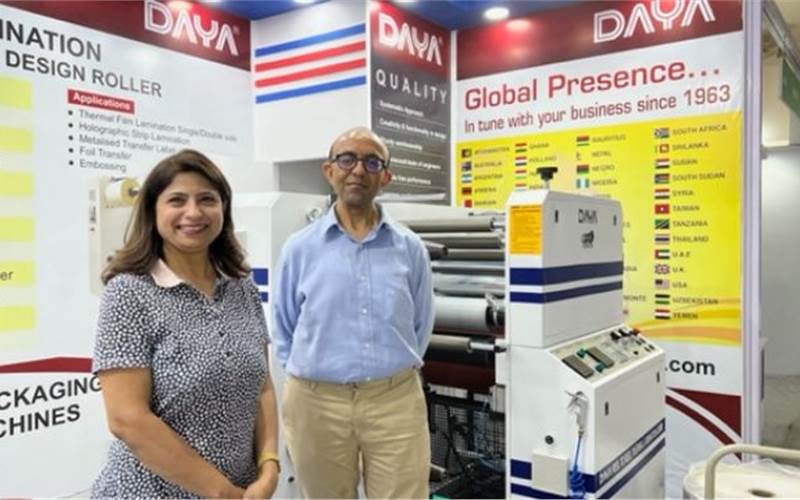 Sonal Sheth of Daya at the stall