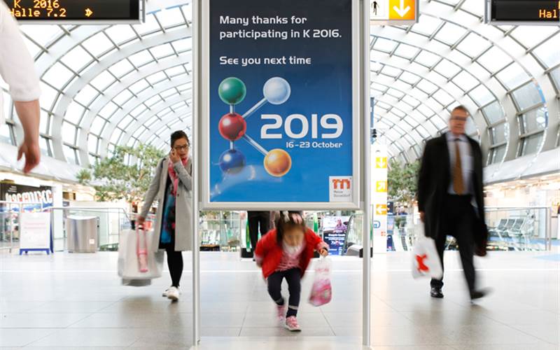 K 2019 show in October, fully booked with 3,000 exhibitors