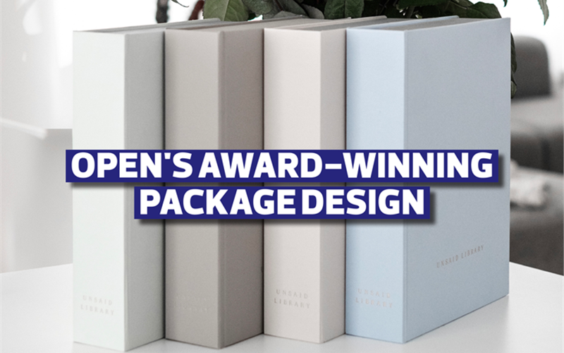 Open’s win at Dieline Packaging Awards