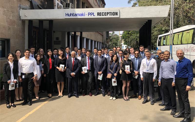 Yale University students tour Huhtamaki PPL’s Thane plant