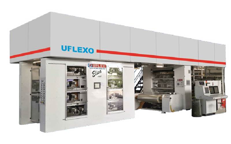 CI flexo press: Uflex Engineering - Elisa And Vale