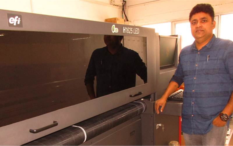 Racha: "When we thought about UV printing platform, we always thought about EFI”