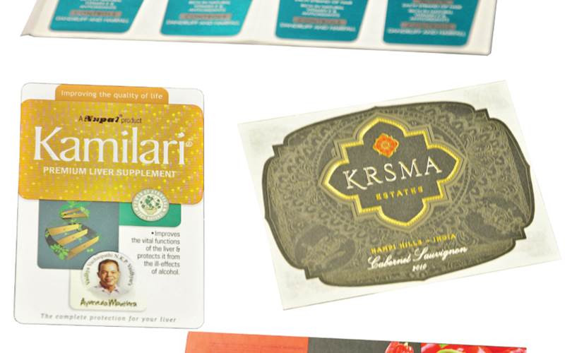 PrintWeek India Label Printer of the Year 2012 - Pragati Pack. All the labels were produced on the eight-colour full UV MPS EC 330 press using Dupont plates outputted on Esko CDI HD Flexo platesetter. The post-press included texture and gloss effect, emboss UV on brand and image, holographic UV and die-cut to shape and size. PP White paper and metalised papers were used