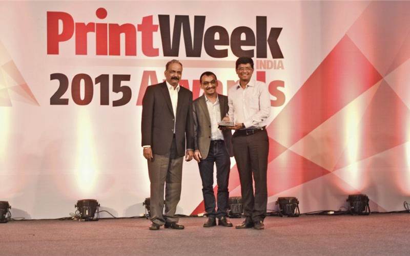 A winner in the same category last year,  Spectrum Scan used a semi-automatic screen printing machine to achieve striking displays for its clients. Spectrum shares the title with Lustra Print Process