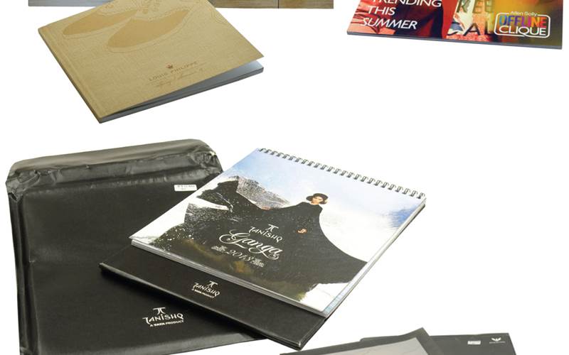 PrintWeek India Catalogue Printer of the Year 2013 - Vishwakala Printers. All the catalogues were printed on 285gsm Natural Evolution white board for cover while the text was printed on 145gsm Natural Evolution white paper, except the Phonenix Choose Today catalogue, where 200gsm Natural Evolution White board for inner pages and 230gsm translucent sheet was used for the inner jacket. Apogee X workflow managed the single pass CMYK with online aqueous coated prints