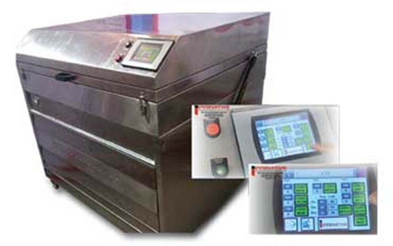 Photopolymer platemaking machine - Innovative Flexotech: With a worldwide customer base of over 2,000, spread over 110 countries, Innovative Flexotech will run a live demo of its photopolymer plate-making machine. The machine can process plates ranging from 21x30cms to 40x50inch in different models. The company will also run live demo of its Techsetter2 thermal imagesetter. A complete in-house production in India, 24x7 online service support, and a claim that it offers 15 of its equipments that are set along with CTP 200 LPI 1% reproduction systems.
          Stall No: C26