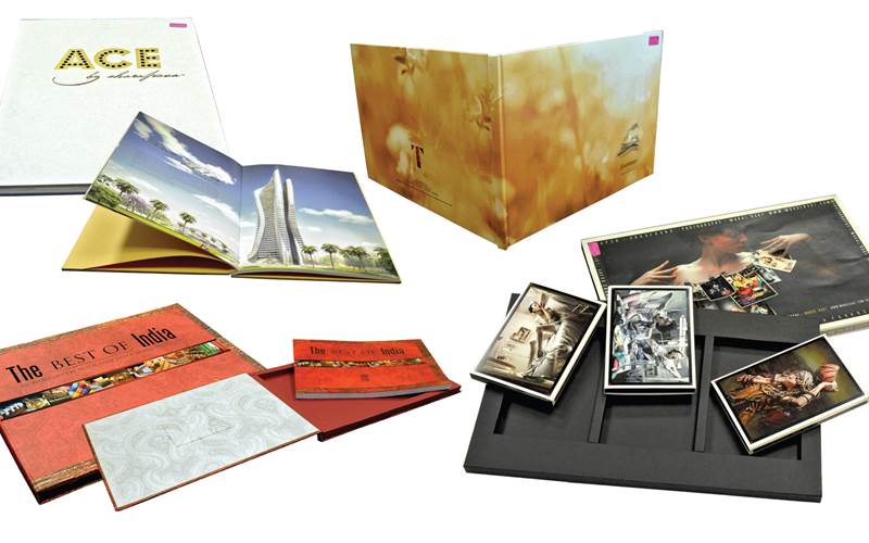 PrintWeek India Digital Printer of the Year 2013 - Avantika Printers. Match Box produced for customer Mukul Raut, has two parts, one is postcards and other is packaging the postcards into a box. The cards and paper passed on the box were printed on a Canon Imagepress C7010VP colour digital production press, and the press’ capability to emboss was used to give the effect on the side of the box, which was punctuated with screen print and UV lamination process to highlight some part of the work