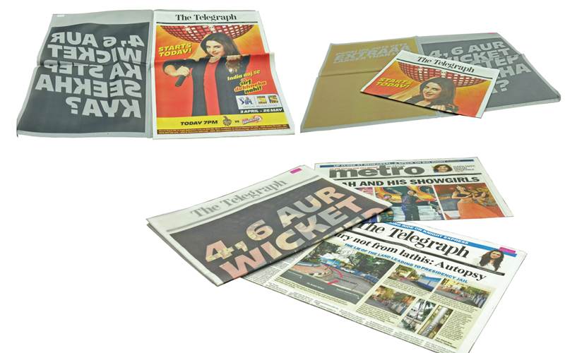 PrintWeek India Newspaper Printer of the Year 2013 - Anandabazar Patrika. The standard newsprint for that day’s daily, was jacketed with a Glama transluscent paper, which was printed using a cold web offset process at a speed of 23 copies per second. The award entries were counted, packed, and top-sheeted automatically by the Swiss-make Ferag mailroom system. Adobe Acrobat PDFs were pre-flighted using Onevisin Asura and plates were fired using Agfa Arkitex CTP