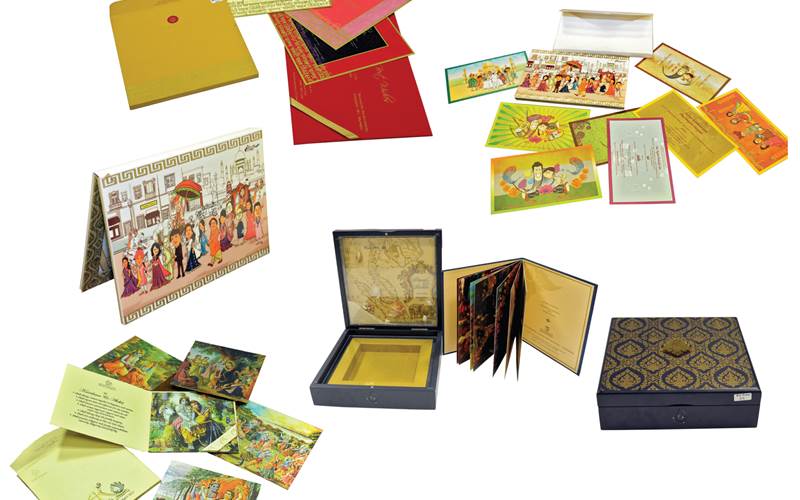 PrintWeek India Social Stationery Printer of the Year 2013 - New Jack Printing Press. Three of the four entries were designed by an in-house creative team at New Jack. While the printing processes used to achieve the desired results is an interesting mix of technology; offset printing, digital printing, screen printing and UV printing were used. The winning entries used a large range of post-press processes to reach an aesthetic peak. Leather effect UV, wrinkle UV, spot embossing, laser cutting, back-to-back pasting, thermal lamination and electroplating pasting