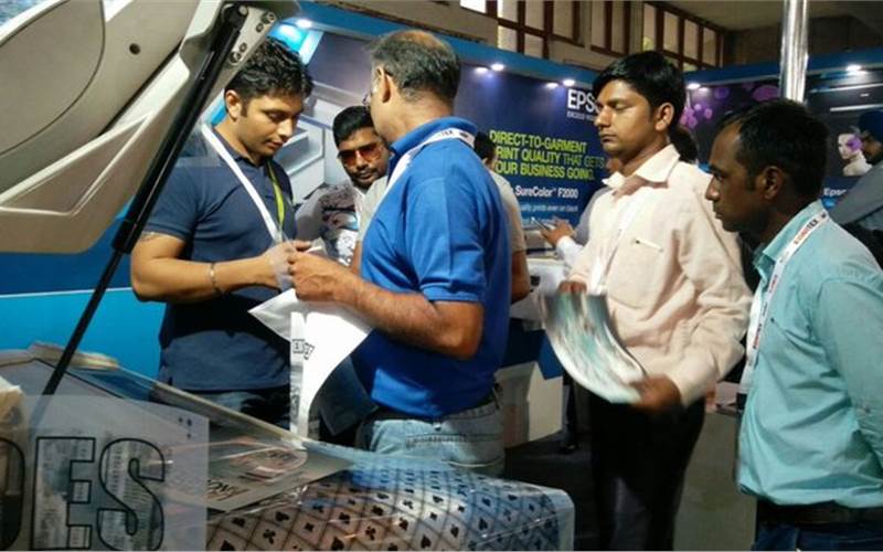Epson showcased its SC-P7000/P9000 series of textile printing equipment at Gartex 2016