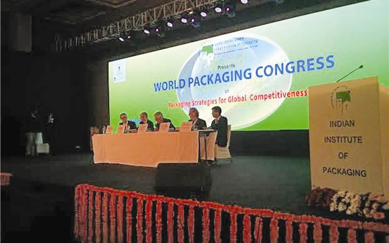The five talking points at the WPC: Can-Pack’s Marek Kura, Vimal Kedia of Manjushree Technopack, Marek Miszczak of Gerresheimer Plastic Packaging, Mukul Somany of Hindustan National Glass and Industries and Pradeep Tyle of Uflex