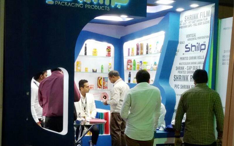 Mumbai-based Shilp Packaging Products showcased PVC multi-colour packaging labels at Indiapack