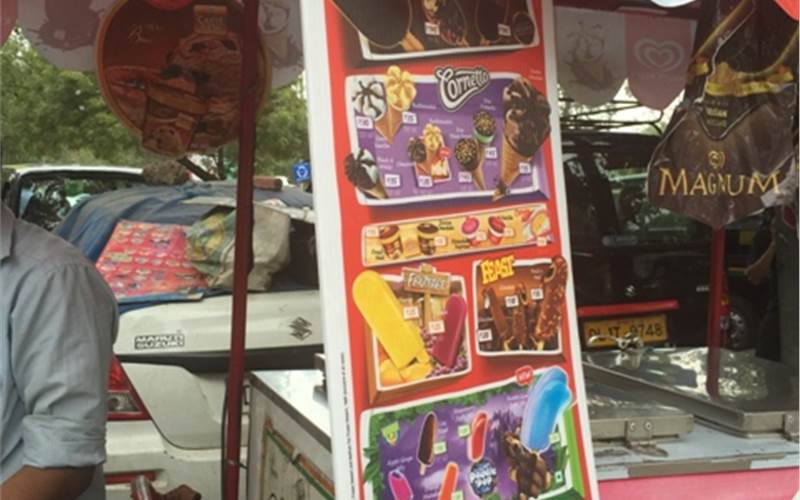 Next time you notice an ice cream price board like this, it might just be manufactured at Meghdoot