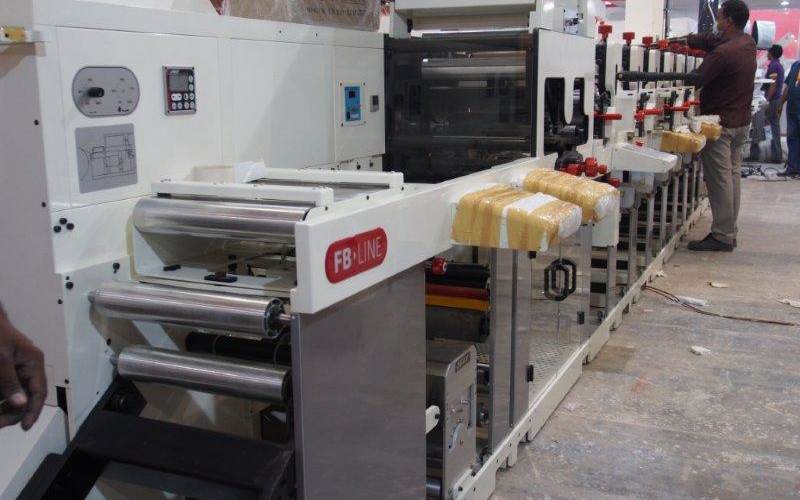 Many presses were being readied for the four-day exhibition