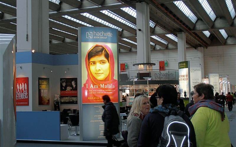 Little, Brown and Company’s I am Malala: The Girl Who Stood Up for Education and Was Shot by the Taliban, the autobiography of Malala Yousafzai, was published on 8 October in the US, a day before the Fair. 21 countries are bringing out the book, with Hachette publishing it in India.