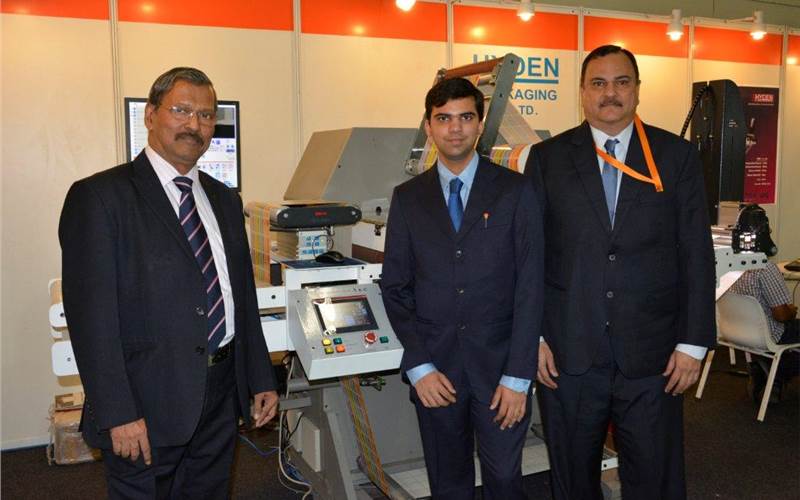 Mumbai-based Hyden Packaging has diversified into the label finishing segment with the launch of its U 350 slitter-rewinder cum camera-based inspection system.