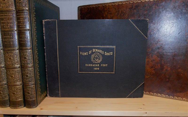 Spotted: A collection of photographic views of Benares (Varanasi) ghats, published in 1898.