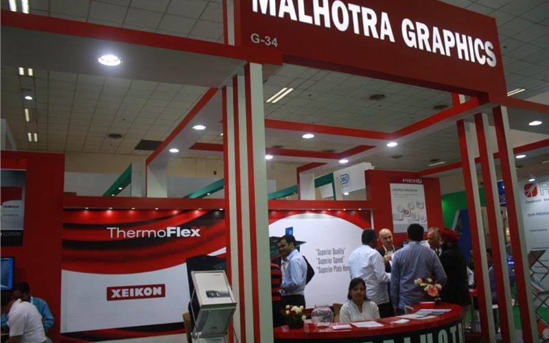 Mumbai-based Malhotra Graphics unveiled its packaging solutions. On display are a series of products, including PackZ, Studio-rip, Techkon and Xeikon ThermoflexX