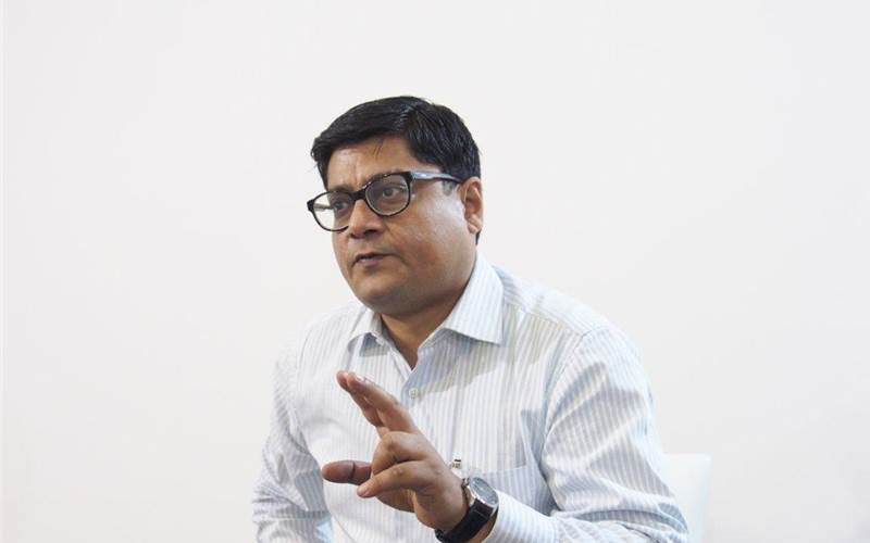 Manish Kapoor, manager for sales, Nilpeter an exhibitor at Labelexpo India