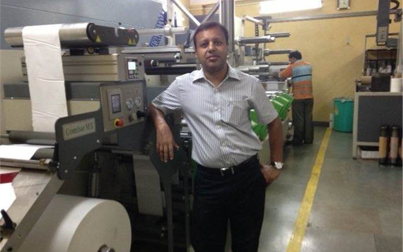 The eight-year old Speclabels added capacity with an entry-level eight-colour Gidue MX narrow web flexo press.