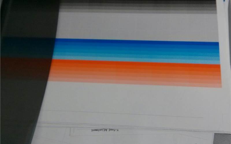 Test trials at Trigon on the Surepress for short run labels plus proofing for shrink sleeves